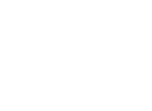Yoghurt Berry Cake Elderflower Syrup Recipe