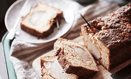 Chai Poached Pear Loaf